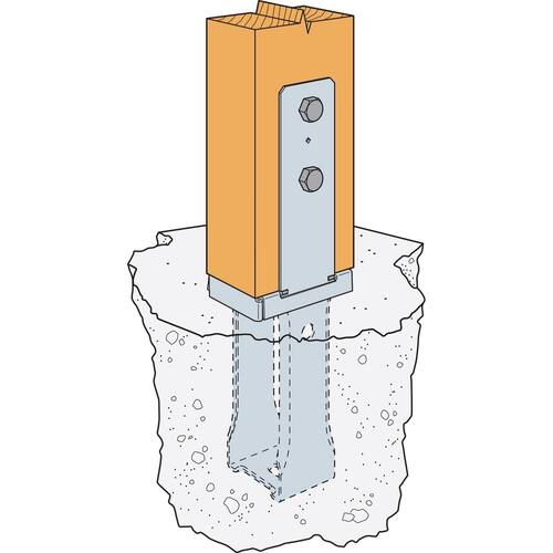 Post Brackets Standoff Column 4x6 Galvanized CBS