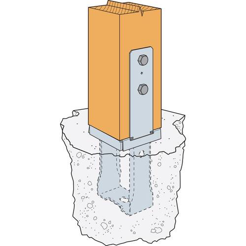 Post Brackets Standoff Column 4x4 Galvanized CBS