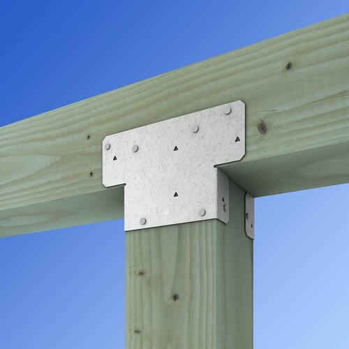 Adjustable Post Cap for 6x Nominal Lumber, ZMAX Galvanized AC