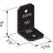 Wood Connector 2 in. Strong-Tie L-Angle ZMAX Galvanized Outdoor Accents 11