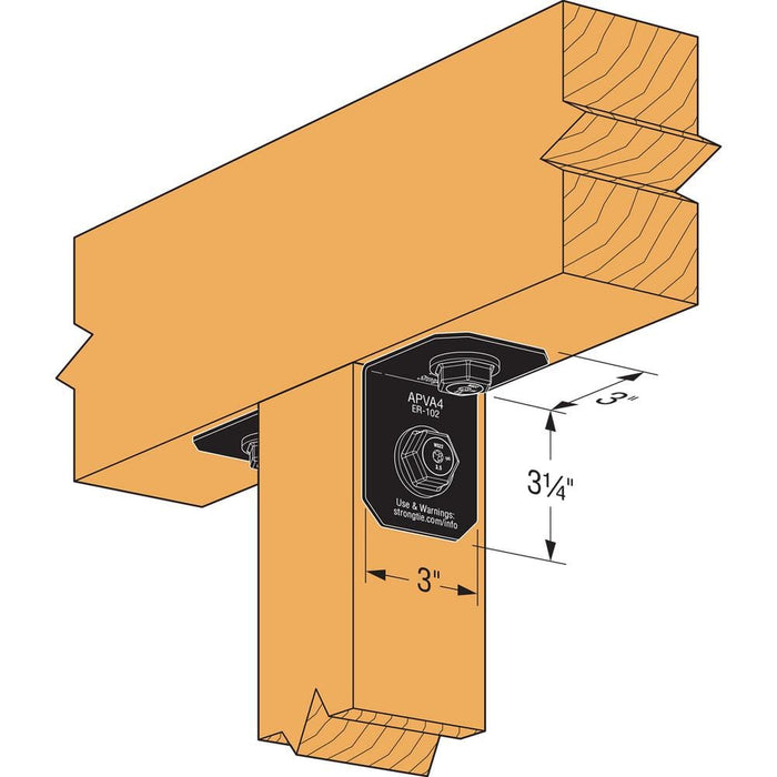 Wood Connector 4 in. Strong-Tie L-Angle ZMAX Galvanized Outdoor Accents 2