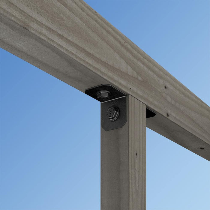 Wood Connector 4 in. Strong-Tie L-Angle ZMAX Galvanized Outdoor Accents 3