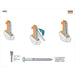 Wood Connector 8-11/16 in Strong-Tie Predeflected Holdown Galvanized HDU 2
