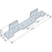 Wood Connector 1-5/8 in. x 11 in. Strong-Tie Adjustable Stringer Connector Galvanized LSC 5