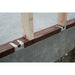 Wood Connector 3 in. x 8 in.  Strong-Tie Mudsill Anchor Galvanized MASA 6