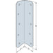 Corner Brace 2 in. x 10 in. ML210Z  12-Gauge ZMAX Galvanized Medium L Angle