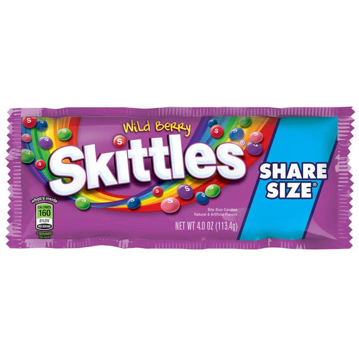 Skittles Candy,4oz,Wildberry,King Size