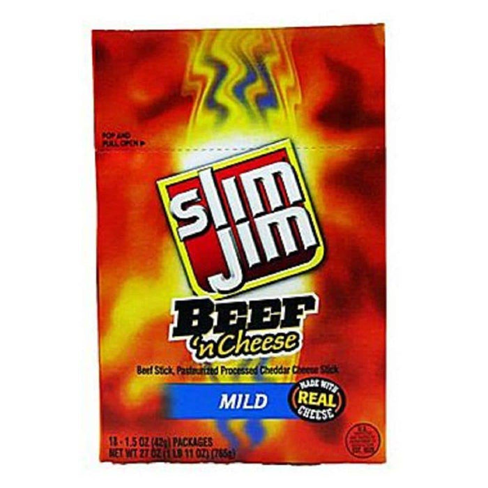 Slim Jim 1.5 oz. Beef and Cheese Stick