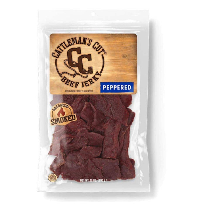 CATTLEMAN'S CUT 10 oz. Peppered Beef Meat Snacks Jerky