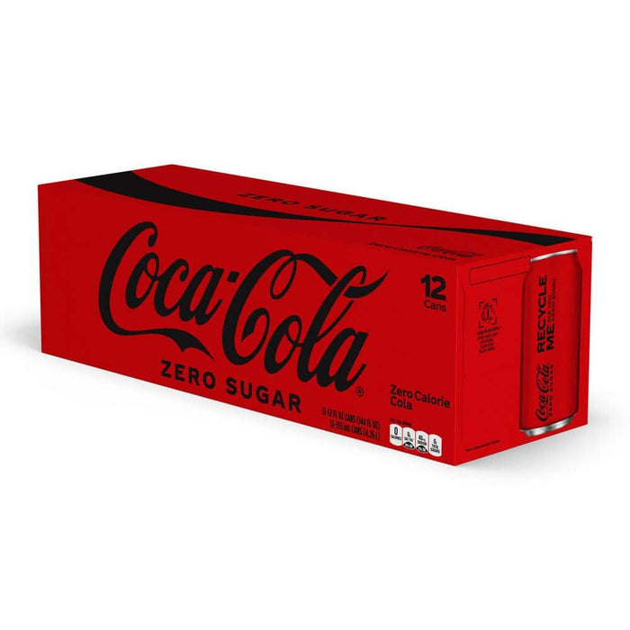 Coke-Cola Zero Sugar 12 fl. oz. Coca-Cola Zero Sugar Fridge Pack Cans (12-Pack)