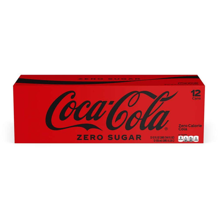 Coke-Cola Zero Sugar 12 fl. oz. Coca-Cola Zero Sugar Fridge Pack Cans (12-Pack)