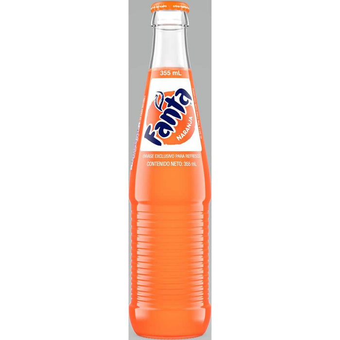 Unbranded Fanta 355 ml Orange Mexico Glass Bottles (24-Pack)