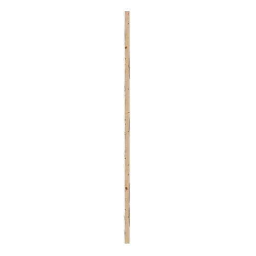 White Wood Plank 3/8 in. x 1-1/2 in. x 18 in. (10-Pack)