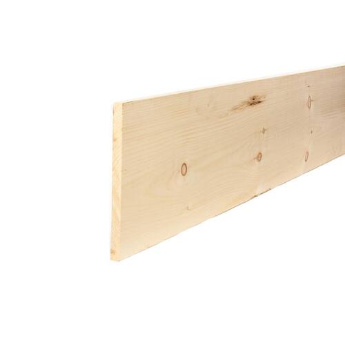 Common Board 1 in. x 12 in. x 8 ft. Premium Kiln-Dried Square Edge Whitewood