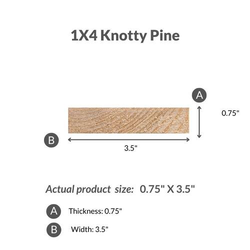 Common Board 1 in. x 4 in. x 8 ft. Premium Kiln-Dried Square Edge Whitewood