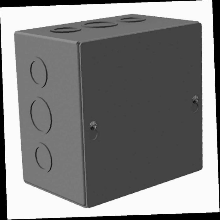 Indoor Wall Mount Box NEMA 1 Carbon Steel Screw Cover 6 in. W x 6 in. H x 4 in. D 1-Pack