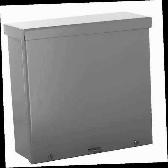 Wall Mount Box 10 in. H x 4 in. W x 10 in. D Carbon Steel Gray Screw-Cover N3R (1-Pack)