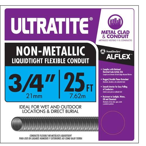 Ultratite Liquidtight Flexible Non-Metallic PVC Conduit 3/4 in. x 25 ft