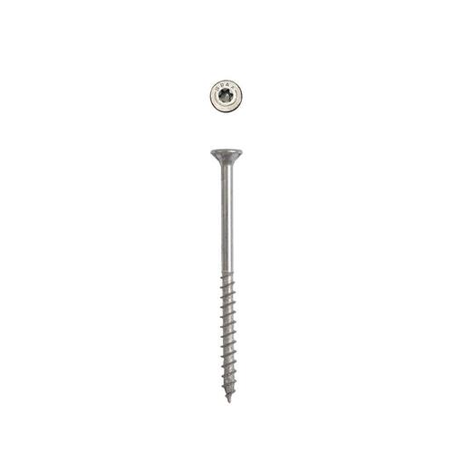 Wood Screw #10 x 3  in. Flat Head Torx Zinc Plated (67-Pack)