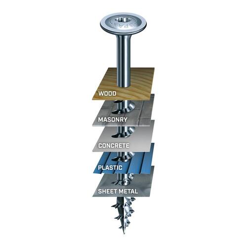 Exterior Screw #8 x 1-1/4 in. T-STAR plus Wafer Head High Corrosion Resistant HCR-X (1 lb.- Box)