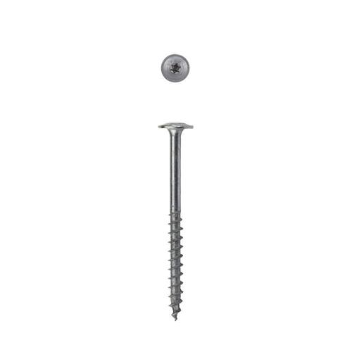 Wood Screw #10 x 2-1/2  in. Wafer Head Torx Corrosion Resistant (77-Pack)