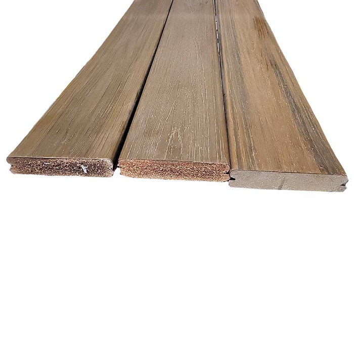 Composite Decking 1 in. x 6 in. Spiced Rum Grooved Transcend Board 3