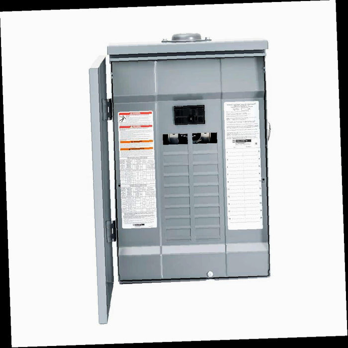 Circuit Breaker 100 Amp 20-Space 40-Circuit Homeline Outdoor Main Plug-On Neutral Load Center