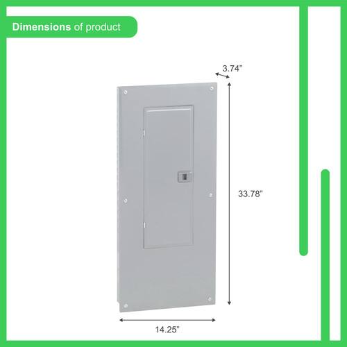 Circuit Breaker 200 Amp 30-Space 60-Circuit Homeline Indoor Main Plug-On Neutral Load Center with Cover(HOM3060M200PCVP)