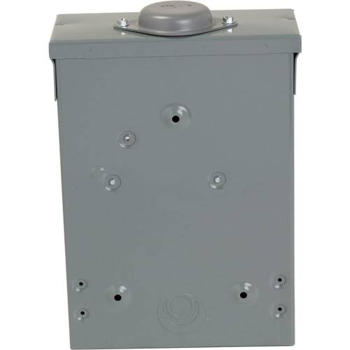 Load Center 100 Amp 6-Space 12-Circuit Homeline Outdoor Main Lug Center(HOM612L100RBCP)