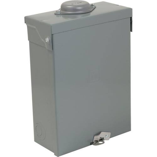 Load Center 100 Amp 6-Space 12-Circuit Homeline Outdoor Main Lug Center(HOM612L100RBCP)