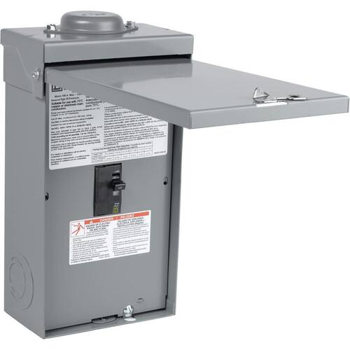 Circuit Breaker 100 Amp 2-Pole Circuit QO Outdoor Enclosure with QO2100 Included