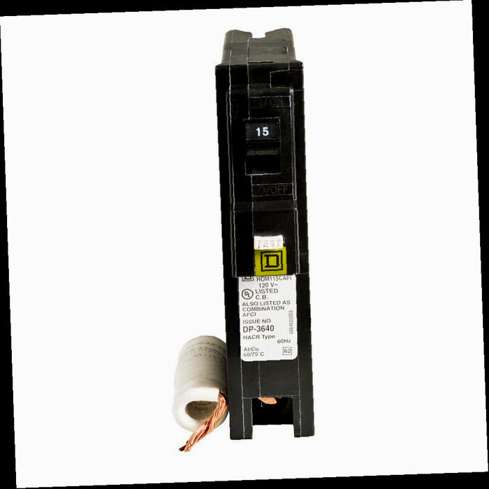 Circuit Breaker 15 Amp Single-Pole Circuit Homeline Combination Arc Fault Breaker(HOM115CAFIC)