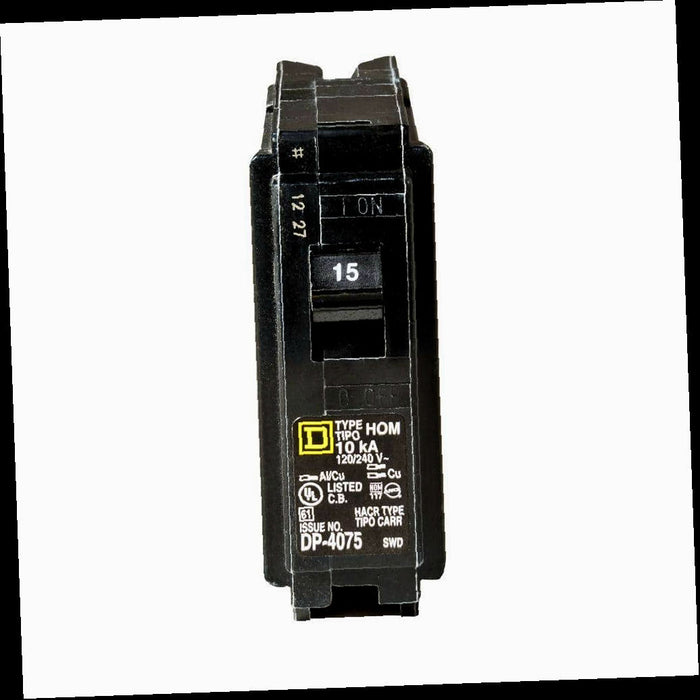 Circuit Breaker 15 Amp Single-Pole Circuit Homeline Breaker(HOM115CP)