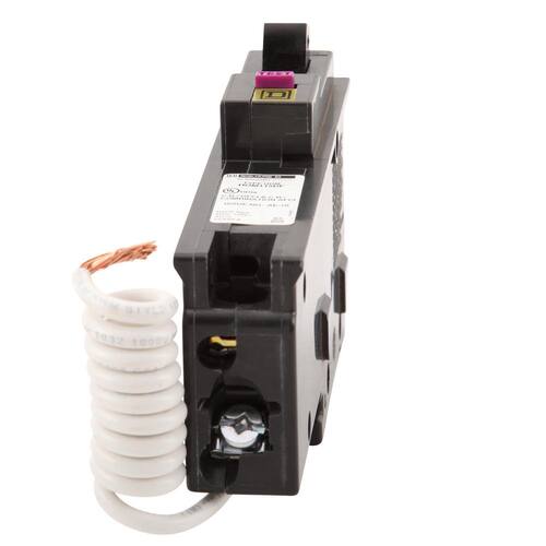 Circuit Breaker 15 Amp Single-Pole Circuit Homeline Dual Function (CAFCI and GFCI)