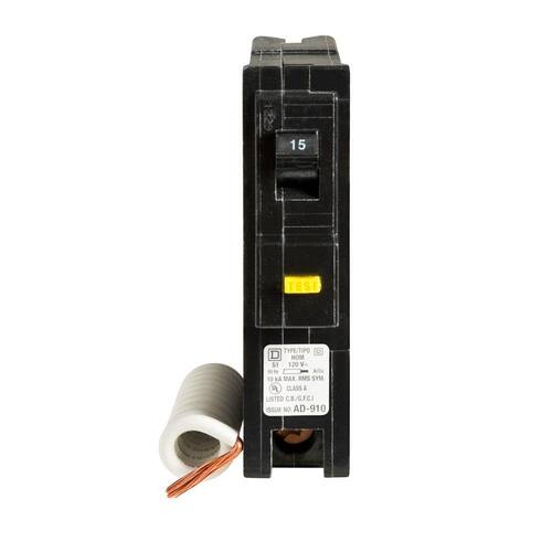 Circuit Breaker 15 Amp Single-Pole Circuit Homeline GFCI