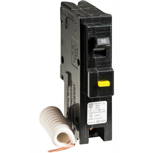 Circuit Breaker 20 Amp Single-Pole Circuit Homeline GFCI