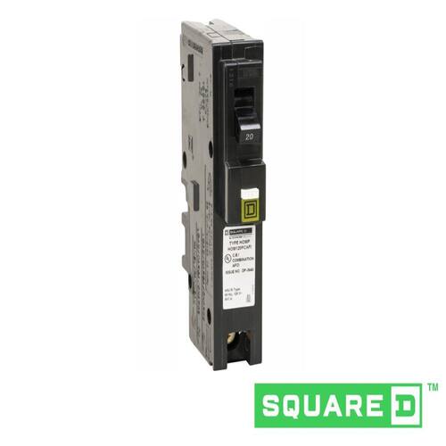 Circuit Breaker 20 Amp Single-Pole Circuit Homeline Plug-On Neutral Combination Arc Fault Breaker(HOM120PCAFIC)