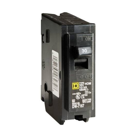 Circuit Breaker 30 Amp Single-Pole Circuit Homeline Breaker(HOM130CP)