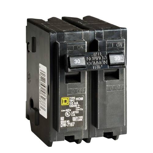 Circuit Breaker 30 Amp 2-Pole Circuit Homeline Breaker(HOM230CP)