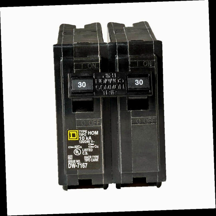 Circuit Breaker 30 Amp 2-Pole Circuit Homeline Breaker(HOM230CP)