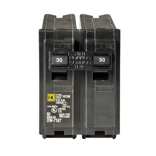 Circuit Breaker 30 Amp 2-Pole Circuit Homeline Breaker(HOM230CP)