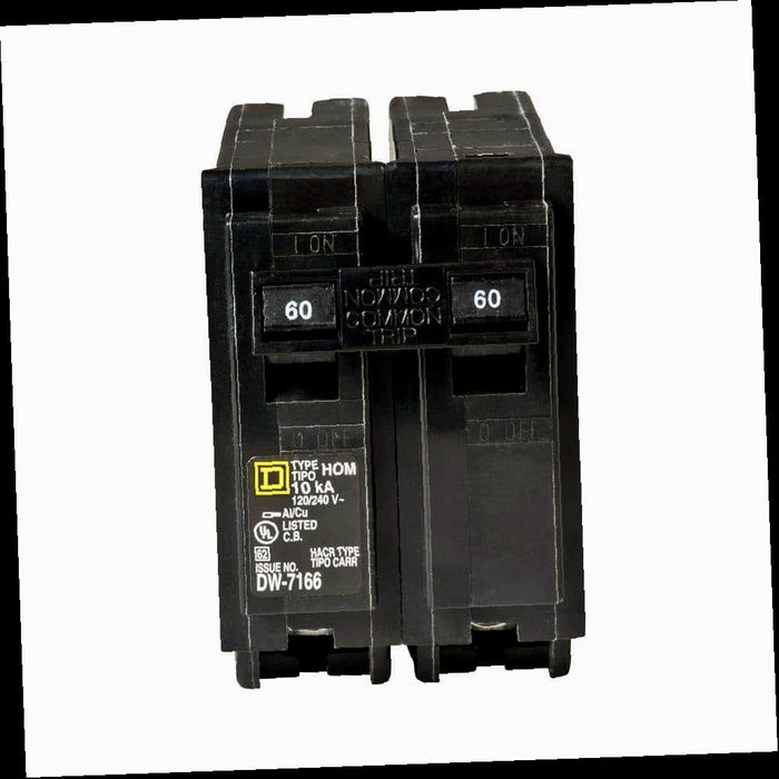 Circuit Breaker 60 Amp 2-Pole Circuit Homeline Breaker(HOM260CP)