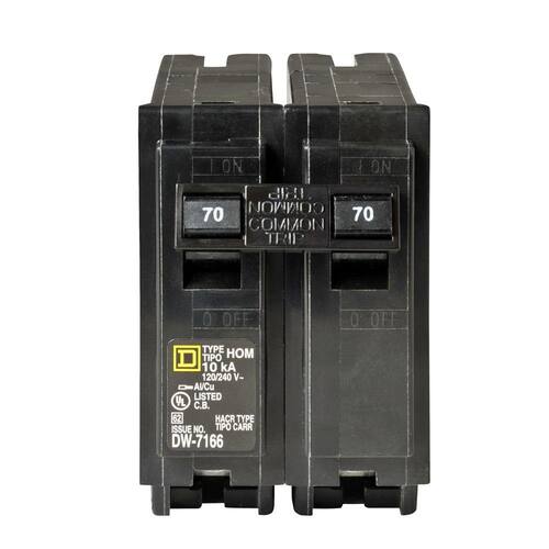 Circuit Breaker 70 Amp 2-Pole Circuit Homeline