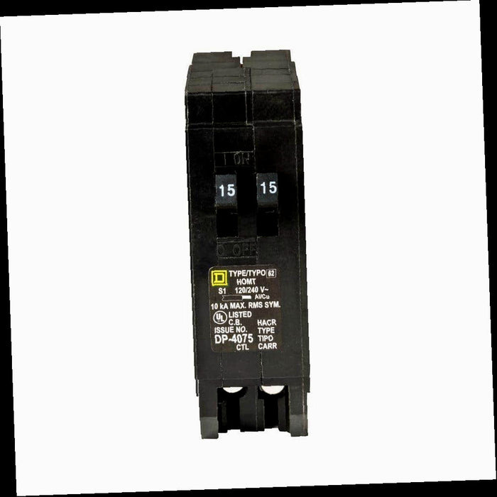 Circuit Breaker Amp Single-Pole Circuit Homeline 2-15 Tandem