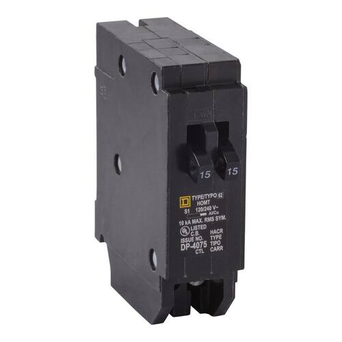 Circuit Breaker Amp Single-Pole Circuit Homeline 2-15 Tandem