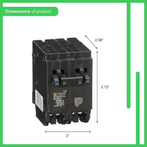 Circuit Breaker Amp Single-Pole Amp 2-Pole Circuit Homeline 2-20 1-30 Quad Tandem