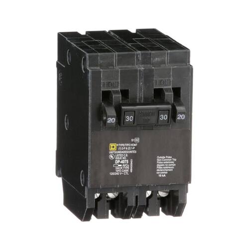 Circuit Breaker Amp Single-Pole Amp 2-Pole Circuit Homeline 2-20 1-30 Quad Tandem