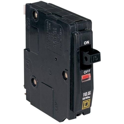 Circuit Breaker 15 Amp Single-Pole Circuit QO Breaker(QO115CP)