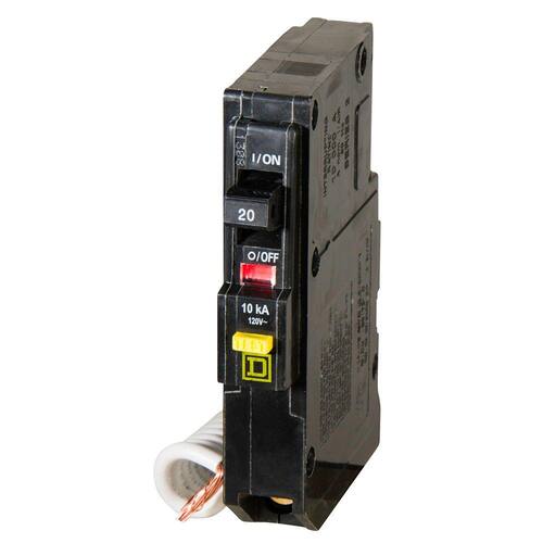 Circuit Breaker 20 Amp Single-Pole Circuit QO Qwik-Gard GFCI