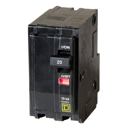 Circuit Breaker 20 Amp 2-Pole Circuit QO Breaker(QO220CP)